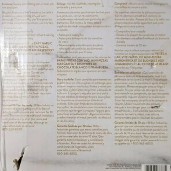 Wilton Navy Blue 4-Piece Toaster Oven Baking Set - Picture 3 of 9